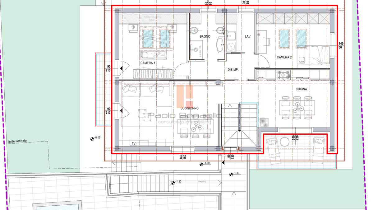 planimetria piano secondo