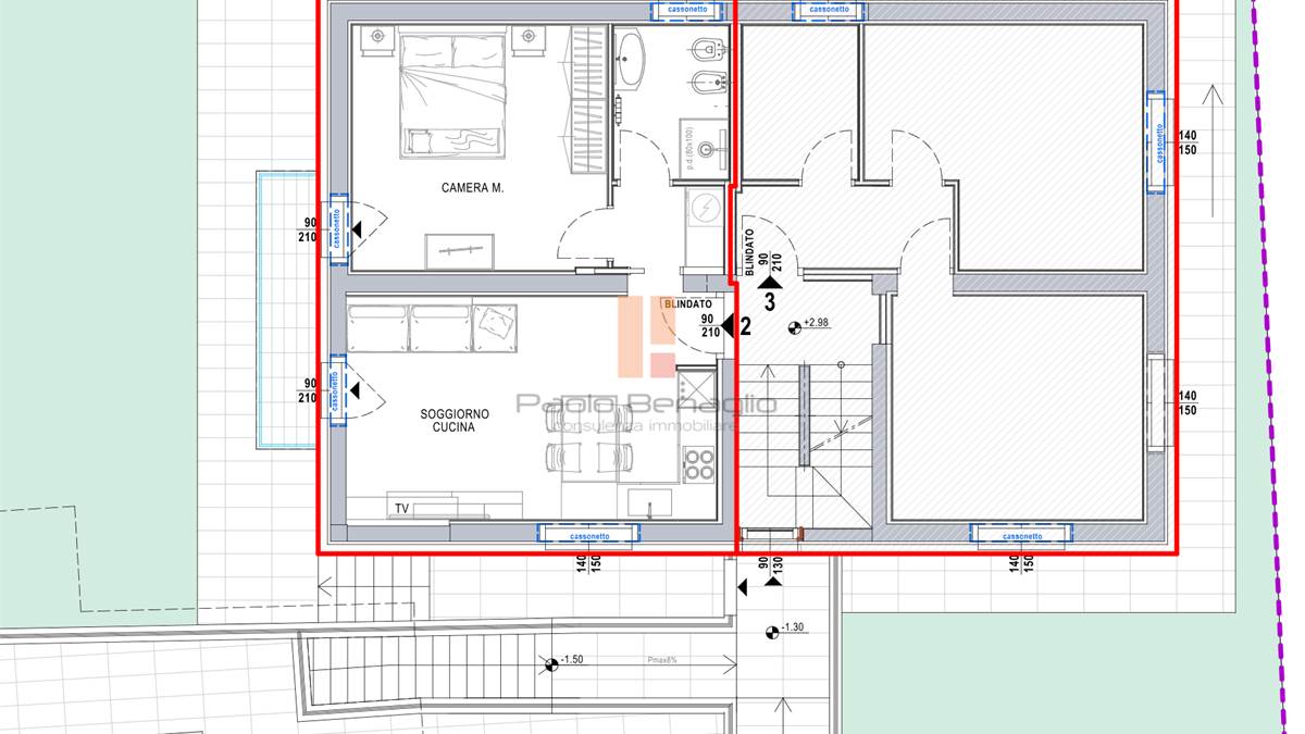 planimetria piano primo